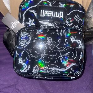 Buckle-Down Black Holographic Ursula Backpack